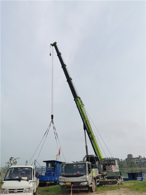 舟山市桥梁建设吊装案例